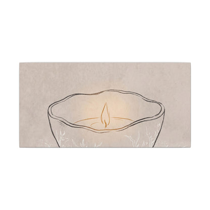 Ceramic Bowl Minimal Line Canvas Art | Neutral Japandi Art