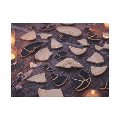 Winter Broken Pottery Broken Beauty Canvas Art | Beautiful Decor