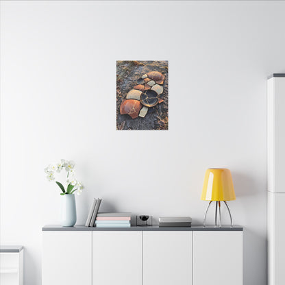 Winter Broken Pottery Gold Vein Canvas Art | Beautiful Decor
