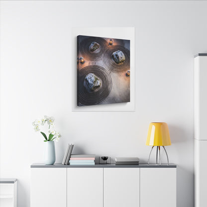 Candlelight Rock Garden Canvas Art - Japandi Ma
