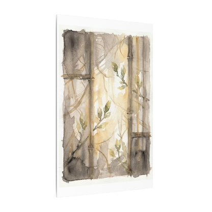 Shoji Screen Spring Canvas Art | Japandi Cozy Design