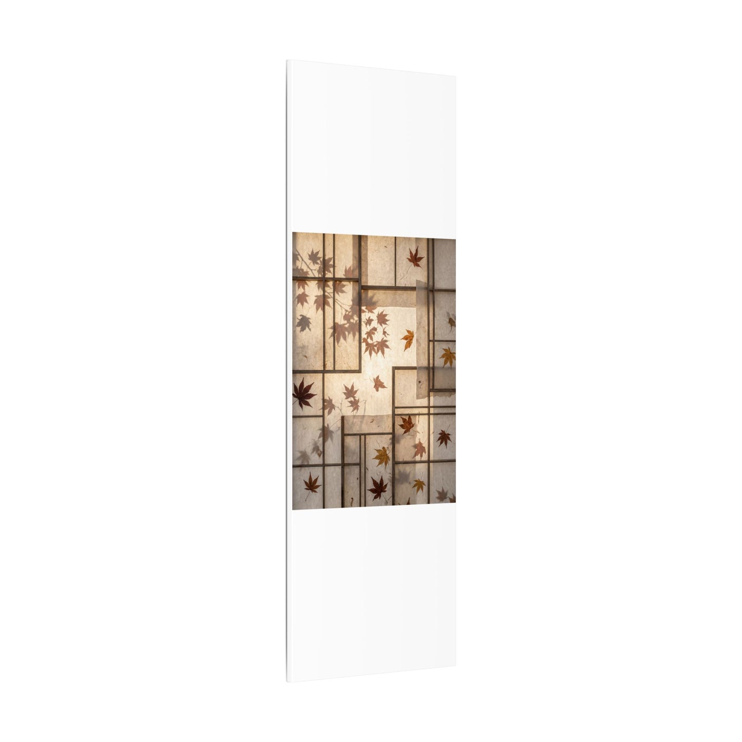 Shoji Screen Japanese Pattern Canvas Art | Neutral Japandi Art