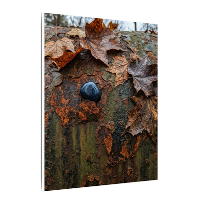 Datsuzoku Rust Patina Canvas Art - Dark Japandi Moody Minimal