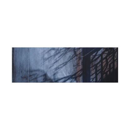 Shadow Play Moody Minimal Canvas Art | Moody Dark Japandi Art