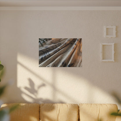 Fukinsei Silk Drape Canvas Art - Japandi Japanese Pattern
