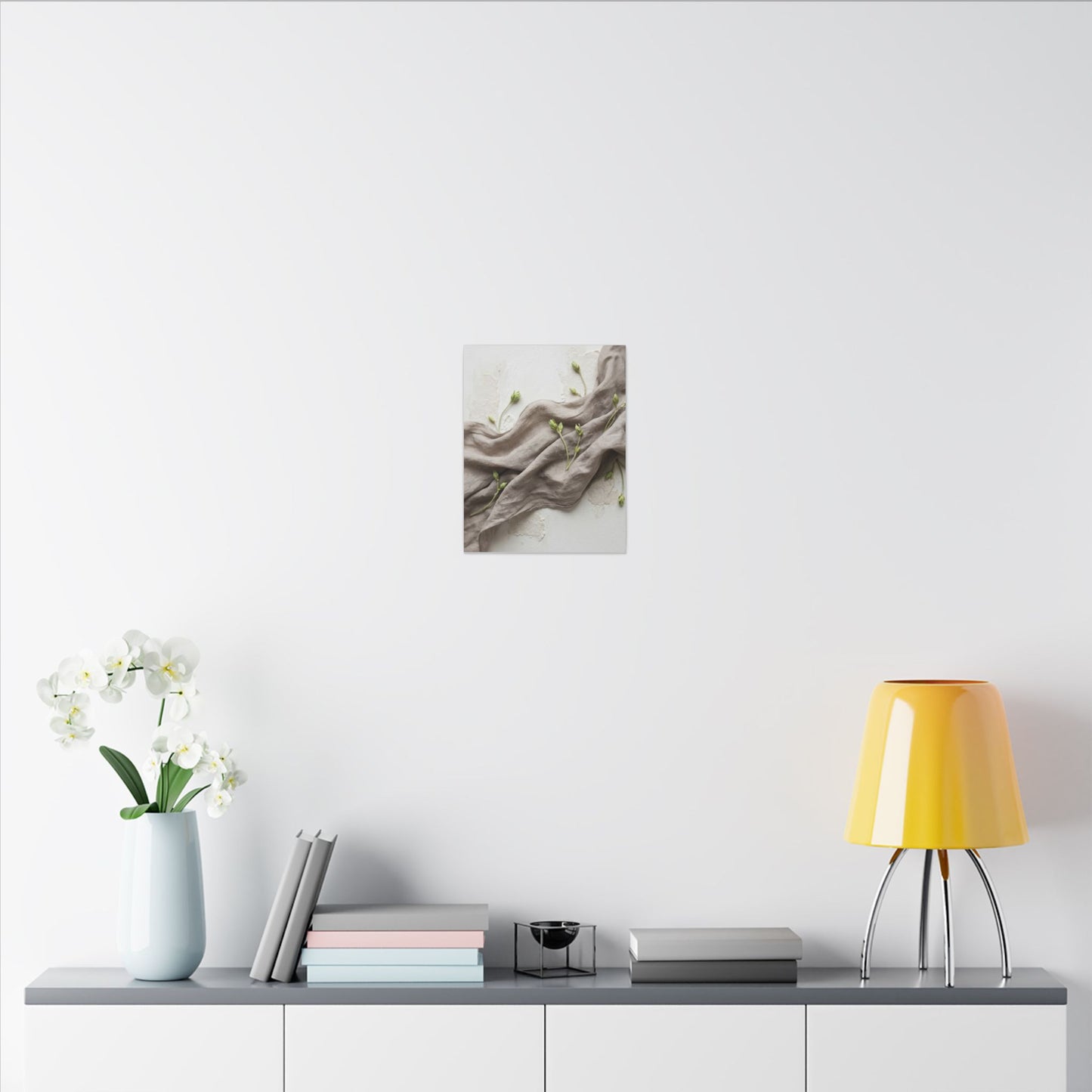 Overcast Silk Drape Canvas Art - Japandi Ma