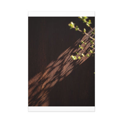 Rust Patina Moody Minimal Canvas Art | Sophisticated Dark Japandi Art