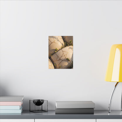 Spring Broken Pottery Gold Vein Canvas Art | Beautiful Decor