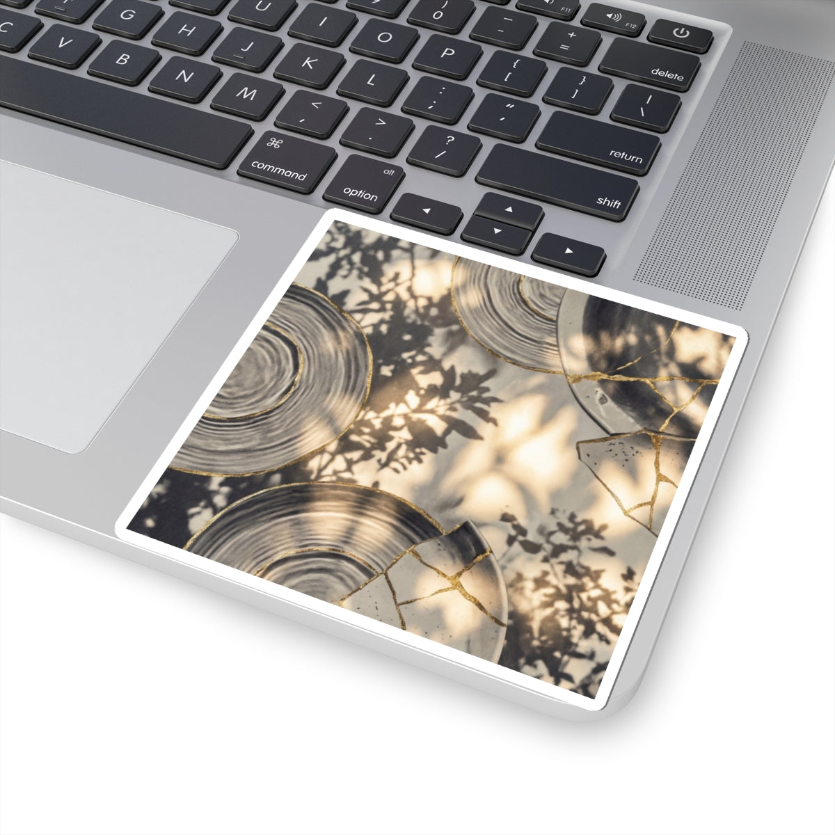 Water Ripple Summer Sticker | Kintsugi Healing Design Art Print