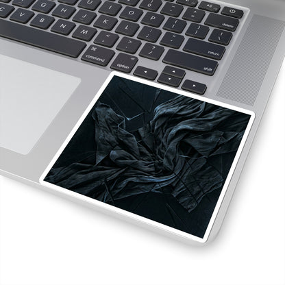 Silk Drape Winter Sticker | Dark Japandi Atmospheric Design