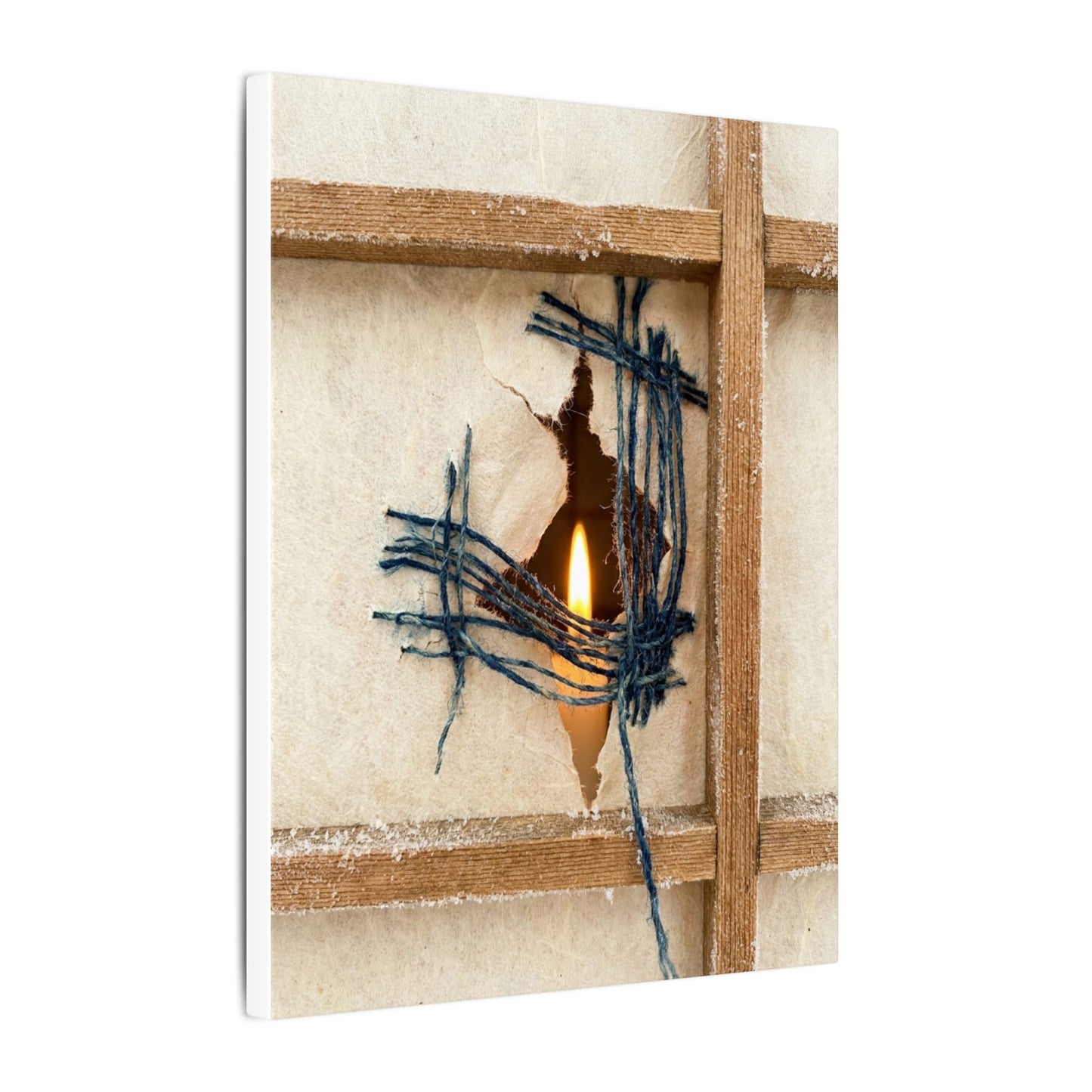 Winter Shoji Screen Broken Beauty Canvas Art | Resilient Decor