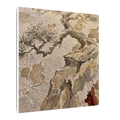 Pine Tree Canvas Art | Winter Japandi Japanese Pattern Art