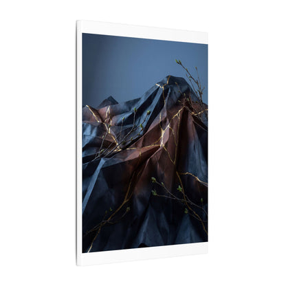 Paper Fold Broken Beauty Canvas Art | Philosophical Kintsugi Art
