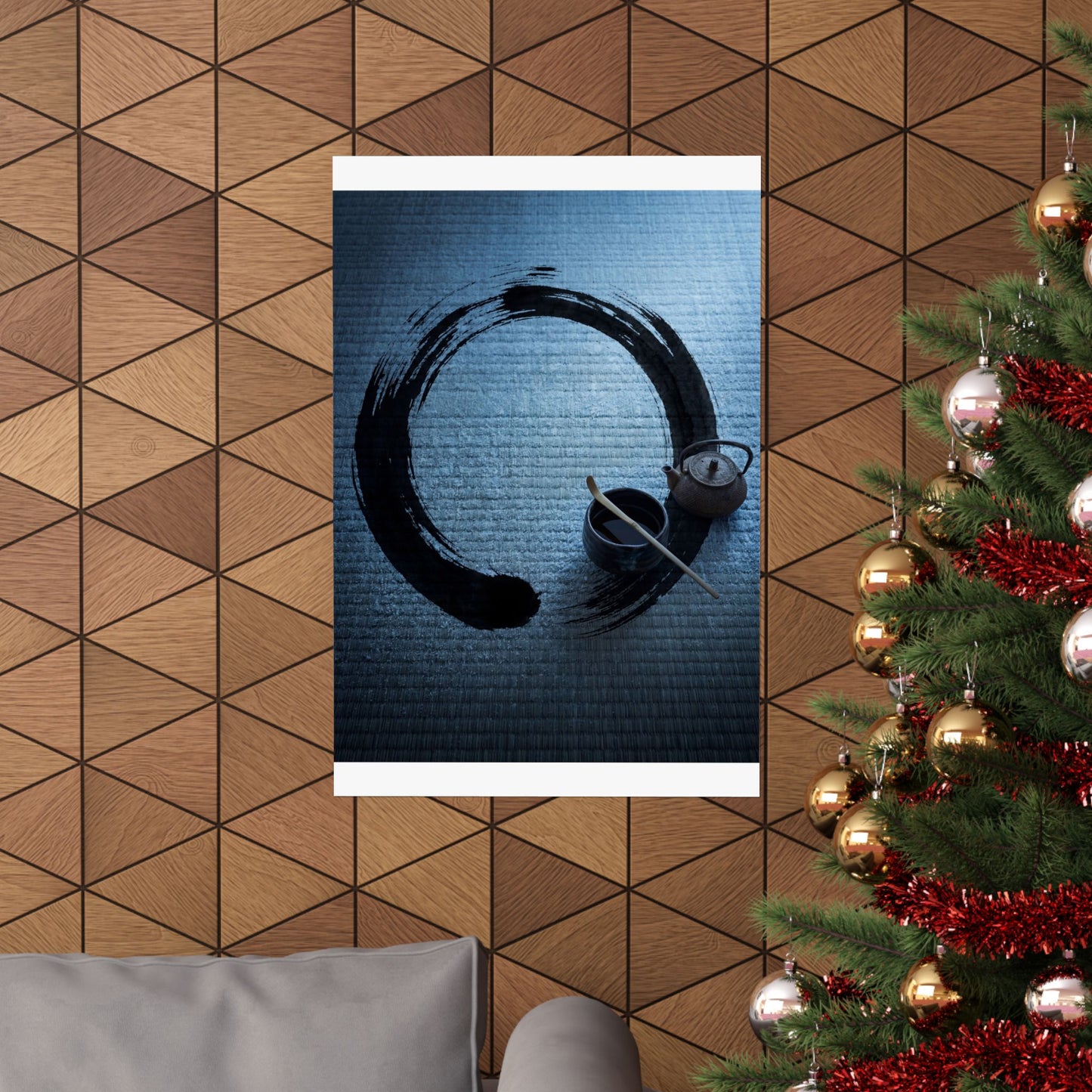 Peaceful Tea Ceremony Wall Art Print - Enso Zen