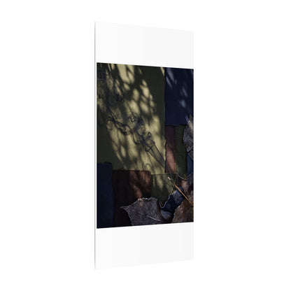 Ma Incense Smoke Canvas Art - Dark Japandi Dark Texture