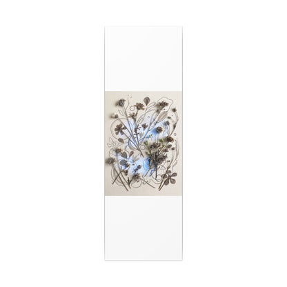 Dried Flowers Minimal Line Canvas Art | Elegant Japandi Art