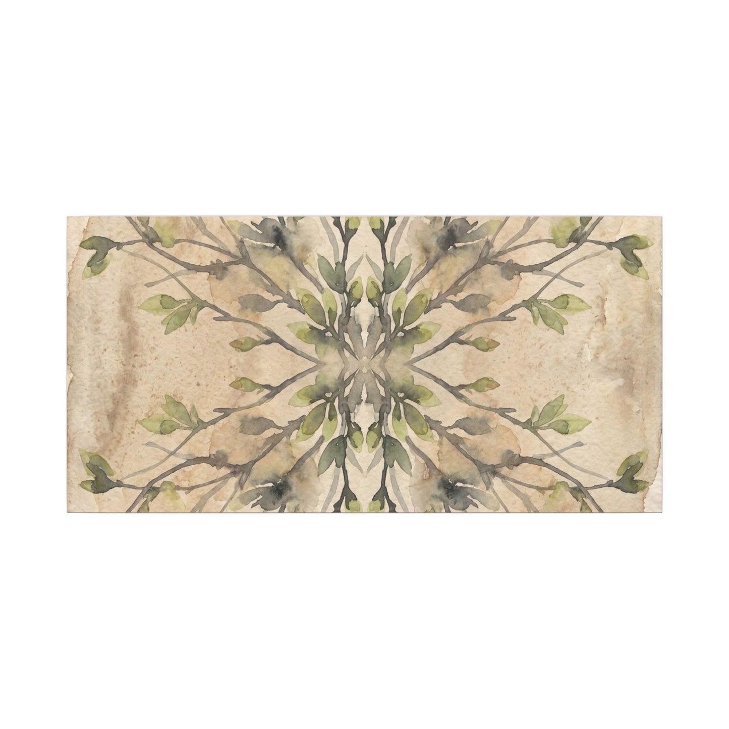 Shibui Shadow Play Canvas Art - Japandi Watercolor