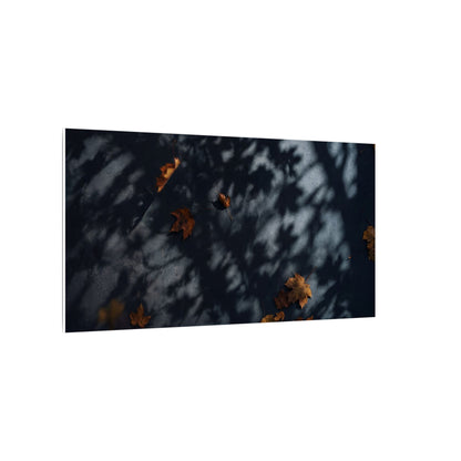 Autumn Shadow Play Shadow Zen Canvas Art | Atmospheric Decor