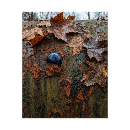 Datsuzoku Rust Patina Wall Art Print - Dark Japandi Moody Minimal