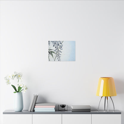 Zen Wisteria in Moonlight | Ukiyo E Inspired Canvas Art