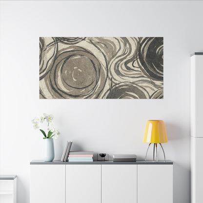 Wabi-sabi Pattern Japandi Japanese Pattern Canvas Art