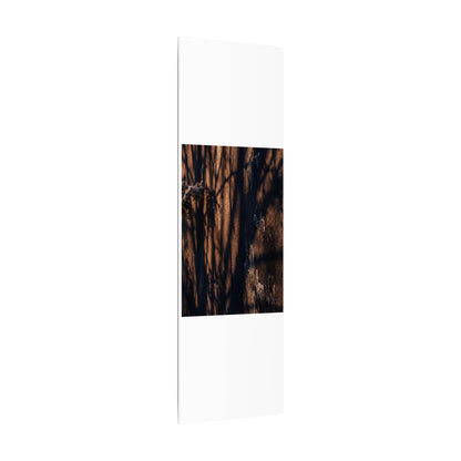 Golden Hour Shadow Play Canvas Art - Dark Japandi Fukinsei