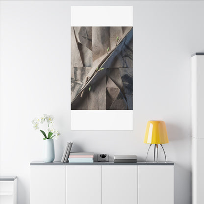 Paper Fold Canvas Art | Spring Japandi Japanese Pattern Art