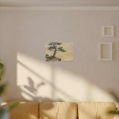 Pine Tree Canvas Art | Summer Japandi Texture Art