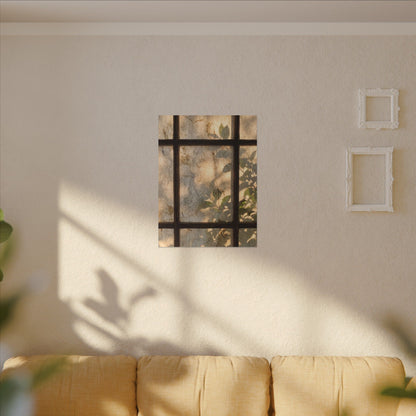 Golden Hour Shoji Screen Canvas Art - Japandi Mono No Aware