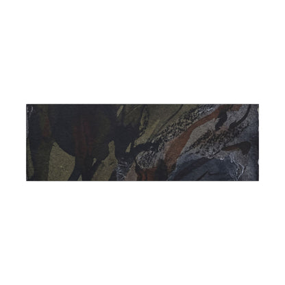 Shadow Play Winter Canvas Art | Dark Japandi Luxurious Design
