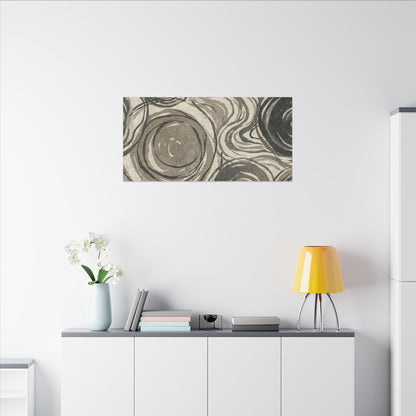 Wabi-sabi Pattern Japandi Japanese Pattern Canvas Art