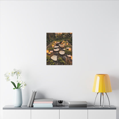 Broken Pottery Spring Canvas Art | Kintsugi Beautiful Design