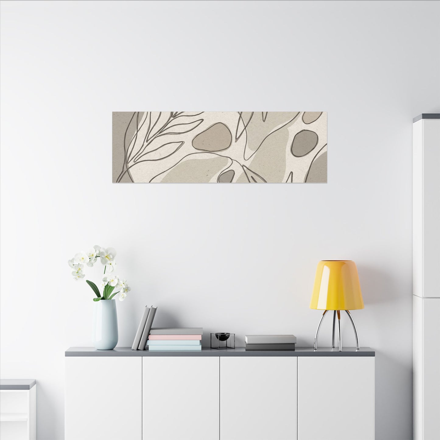 Japandi Minimal Line Canvas Art