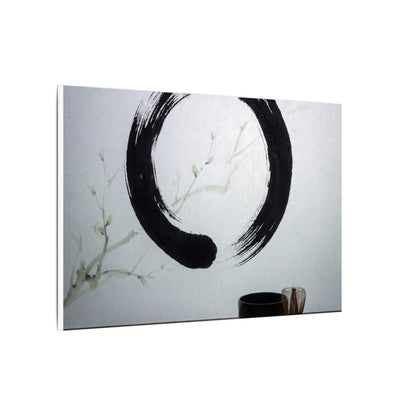 Tea Ceremony Enso Canvas Art | Peaceful Zen Art