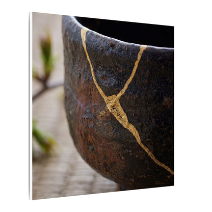 Dawn Tea Ceremony Canvas Art - Kintsugi Mono No Aware