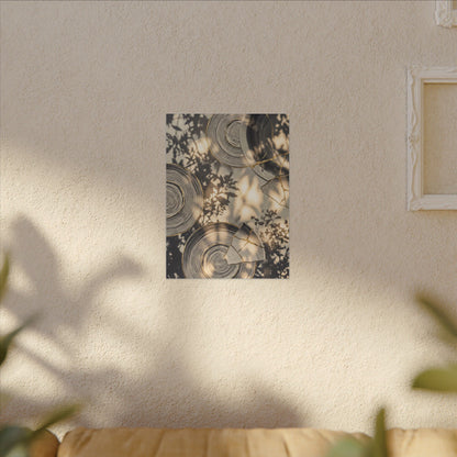 Healing Water Ripple Canvas Art - Gold Vein Kintsugi