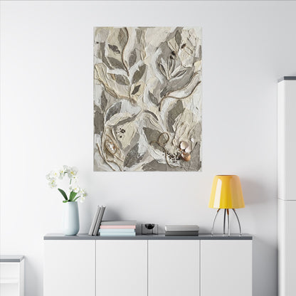 Japandi Textured Canvas Art