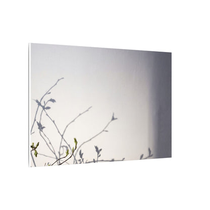 Japandi Shadow Play in Dawn | Japanese Pattern Canvas Art