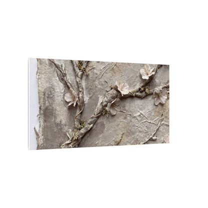 Summer Cherry Blossom Texture Canvas Art | Earthy Decor