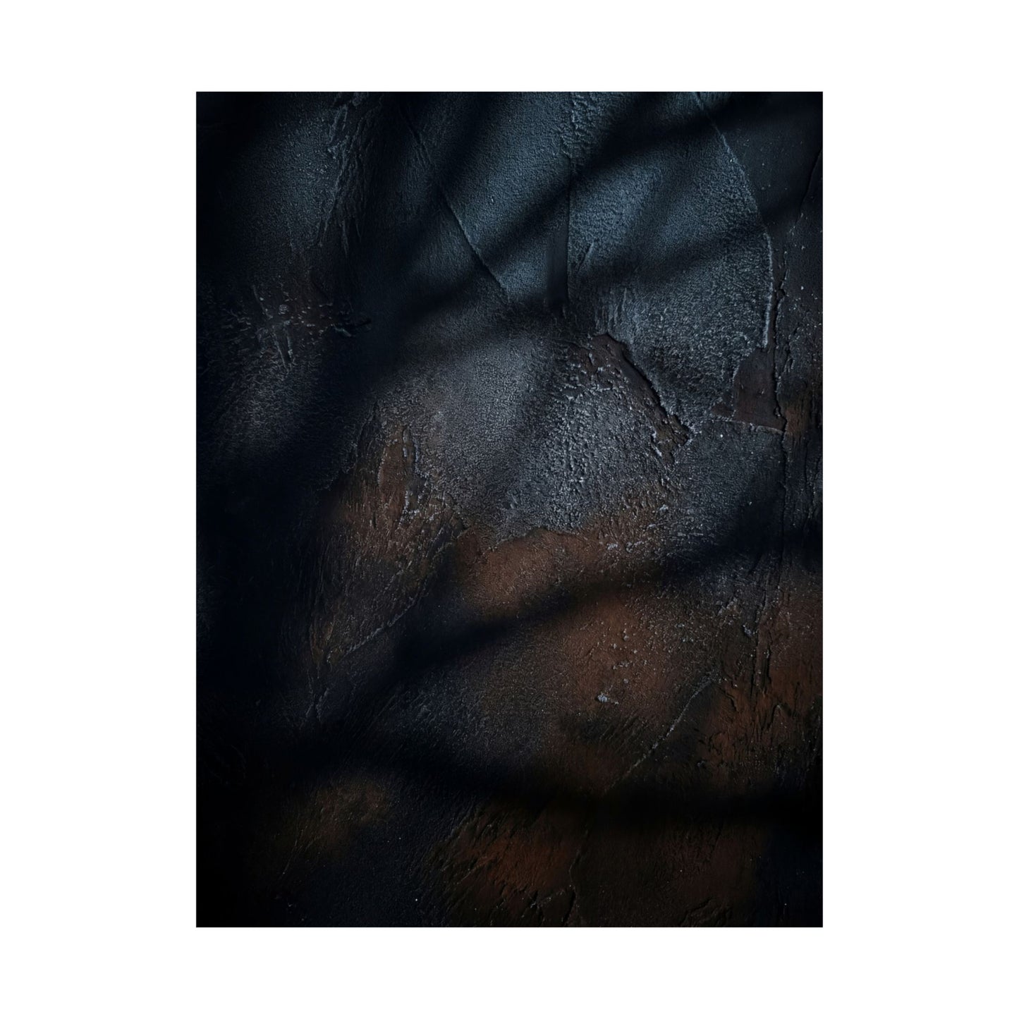 Shadow Play Wall Art Print | Winter Dark Japandi Moody Minimal Art