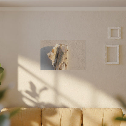 Paper Fold Canvas Art | Winter Japandi Texture Art