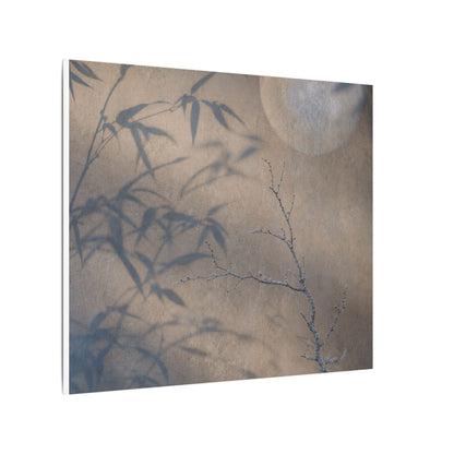 Shadow Play Canvas Art | Winter Japandi Japanese Pattern Art