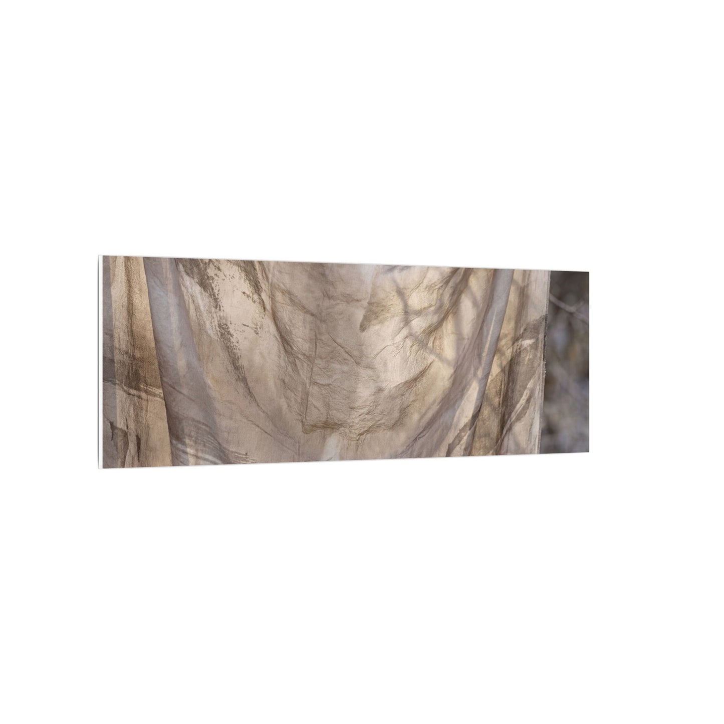 Ma Silk Drape Canvas Art - Japandi Japanese Pattern
