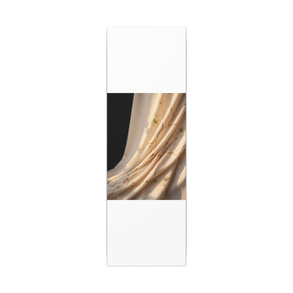 Golden Hour Silk Drape Canvas Art - Kintsugi Fukinsei