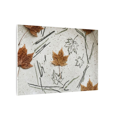 Ceramic Bowl Autumn Canvas Art | Japandi Elegant Design