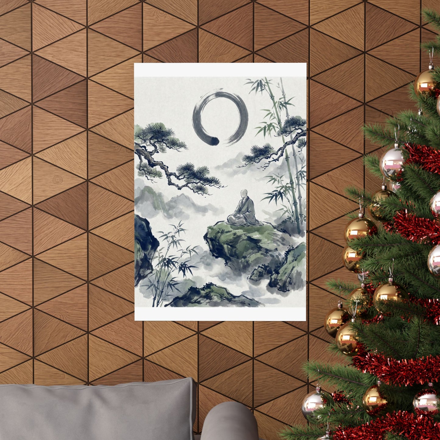 Zen Sumi-e Wall Art Print