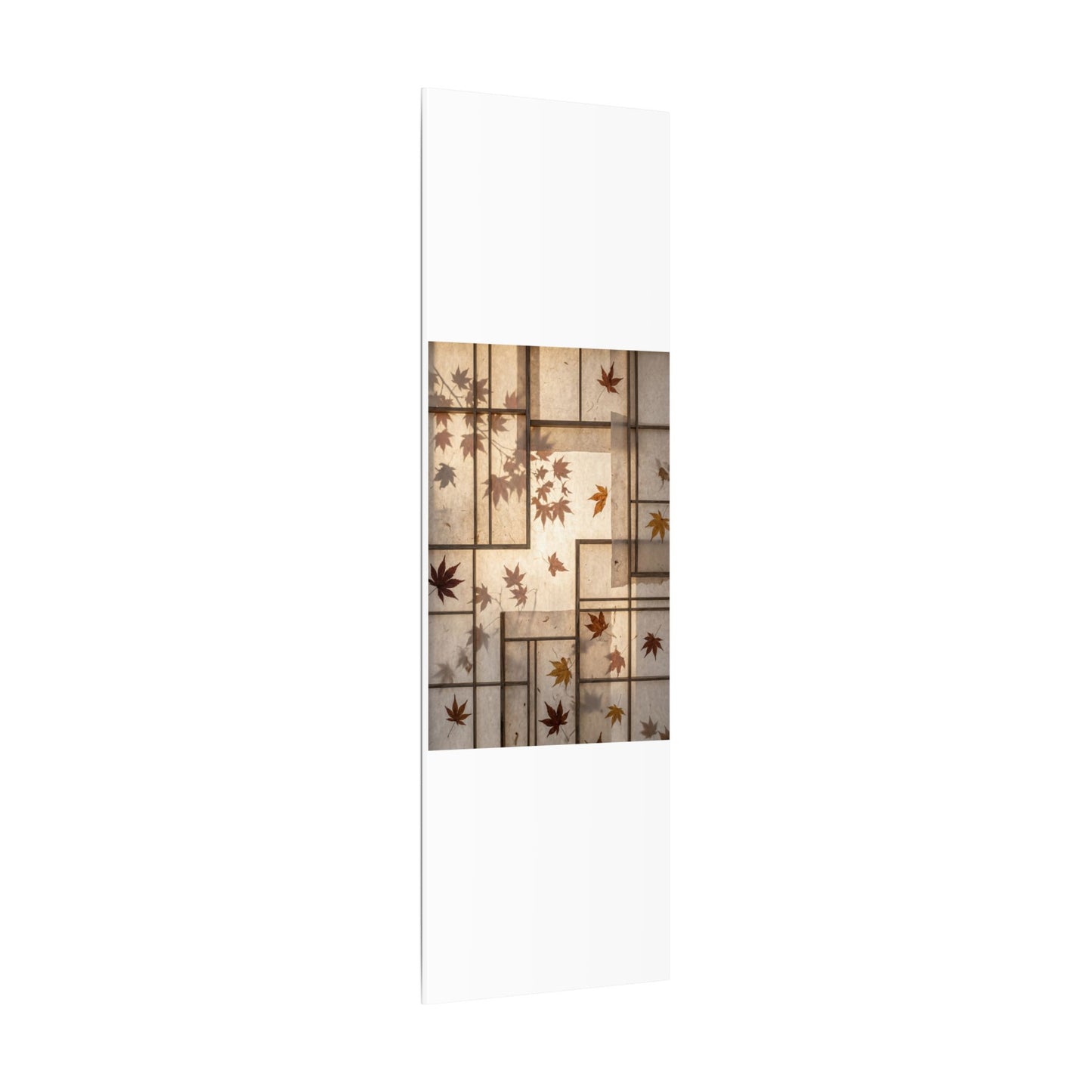 Shoji Screen Japanese Pattern Canvas Art | Neutral Japandi Art