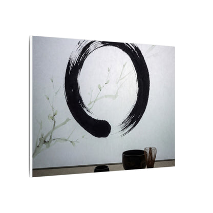 Tea Ceremony Enso Canvas Art | Peaceful Zen Art