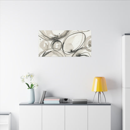 Handcrafted Feel Japandi Watercolor Canvas Art
