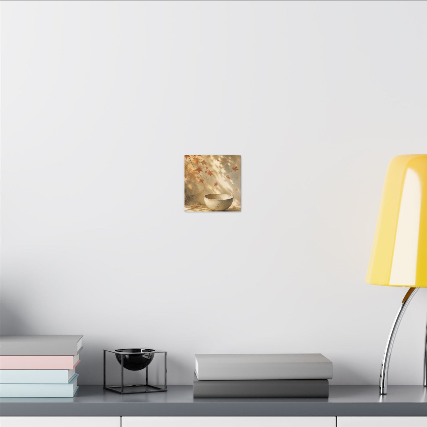 Japandi Ceramic Bowl in Dappled | Watercolor Canvas Art